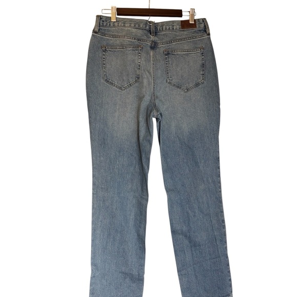 Lands' End Women's Classic Blue Straight Jeans Size 10 - Picture 3 of 8